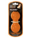 (image for) Scream Treat Dumbbell Medium Large 14cm Orange