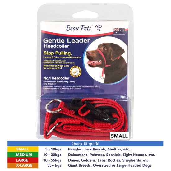(image for) Beaupets Gentle Leader Headcollar Small Red - Click Image to Close
