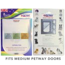 Petway Pet Door Flexible Flap Medium
