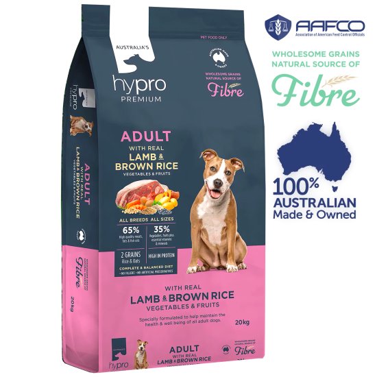 (image for) Hypro Premium Dog Adult Lamb Rice 20kg - Click Image to Close