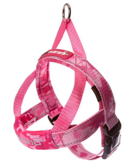 (image for) Ezydog Harness QF L Pink Camo - Click Image to Close