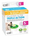 (image for) Catit 2.0 Cat Senses Flower Water Fountain 3L Refill Catridges 5Pack
