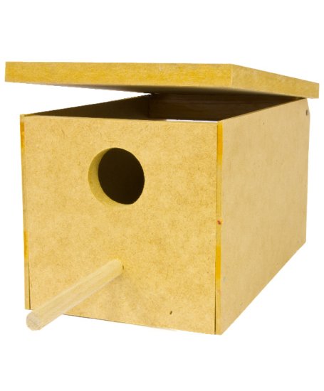 (image for) STF Wooden Breeding Box Finch 21x13x12cm - Click Image to Close