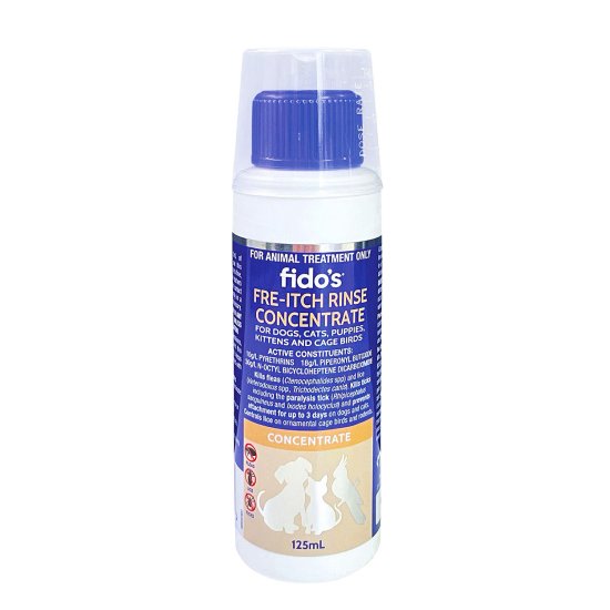 (image for) Fidos Fre-Itch Rinse Concentrate 125ml - Click Image to Close