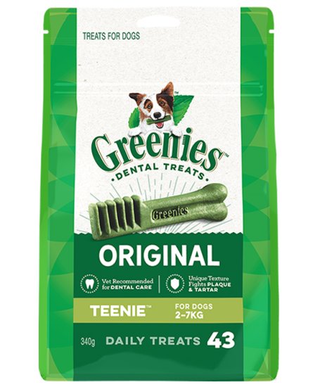 (image for) Greenies Dog Teenies Original 340G 43Pk - Click Image to Close