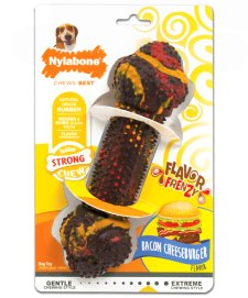 (image for) Nylabone Strongchew Cheeseburger Bone Medium Upto 16kg