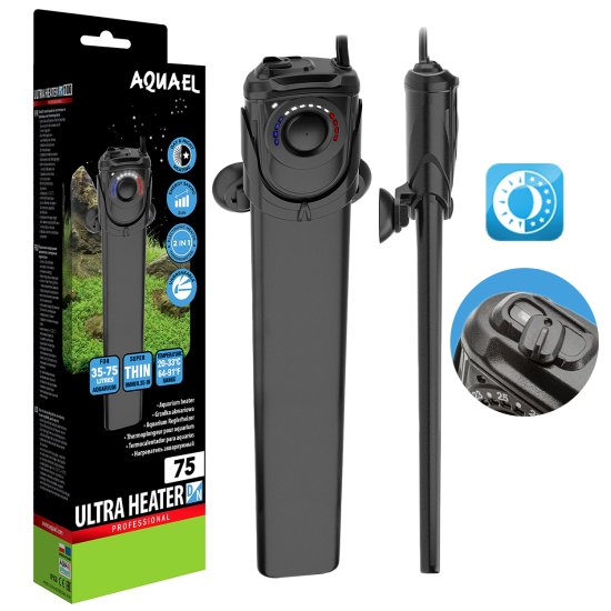 (image for) Aquael Ultra Heater 75W for 35-75L Tanks - Click Image to Close