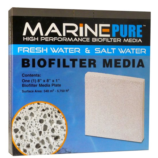 (image for) Marine Pure Biofilter Media Plate 8x8x1 inch - Click Image to Close