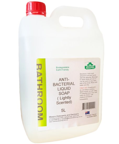 (image for) Maxpro Hand Anti-Bacterial Liquid Soap 5L - Click Image to Close