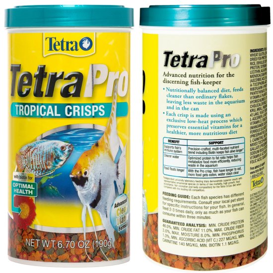 (image for) Tetra TetraPro Tropical Crisps 190g - Click Image to Close