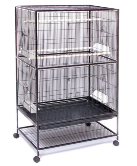 (image for) Bonofido Bird Cage 30 inch Deluxe Tall Flight With Stand 47433 - Click Image to Close