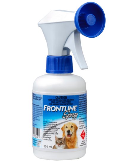 (image for) Frontline Spray For Dogs & Cats 250ml - Click Image to Close