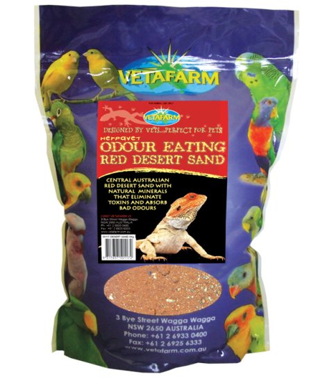 (image for) Vetafarm Herpa Odour Eat Desert Sand 10 kg - Click Image to Close