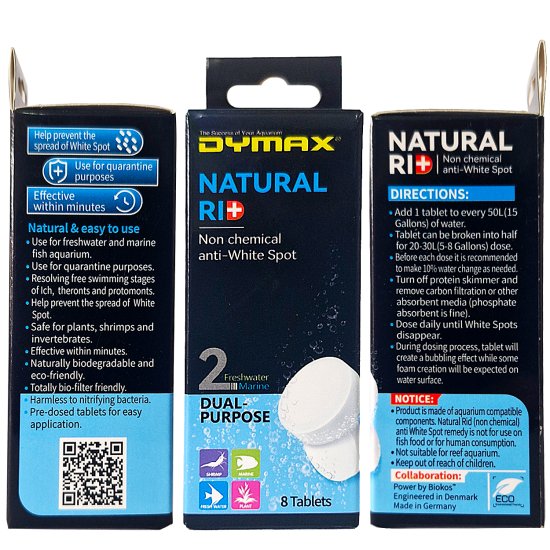 (image for) Dymax Natural Rid 8 Tablet Pack - Click Image to Close