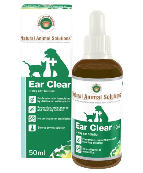 (image for) Natural Animal Solutions Ear Clear 50ml - Click Image to Close
