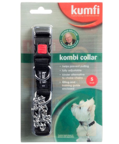 (image for) Kumfi Kombi Martingale Collar Small 30-38cm - Click Image to Close