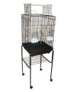 Bonofido Bird Cage Cockatiel Black W/Stand 45134