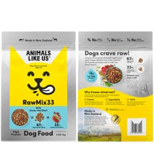 (image for) Animals Like Us Dog RawMix33 2kg With Beef