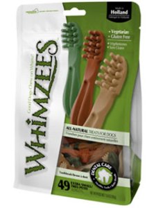 (image for) Whimzees Canine Toothbrush Star XSmall 48pk 360g