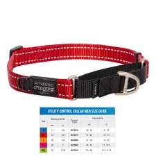 (image for) Rogz Collar Control Web Red Medium