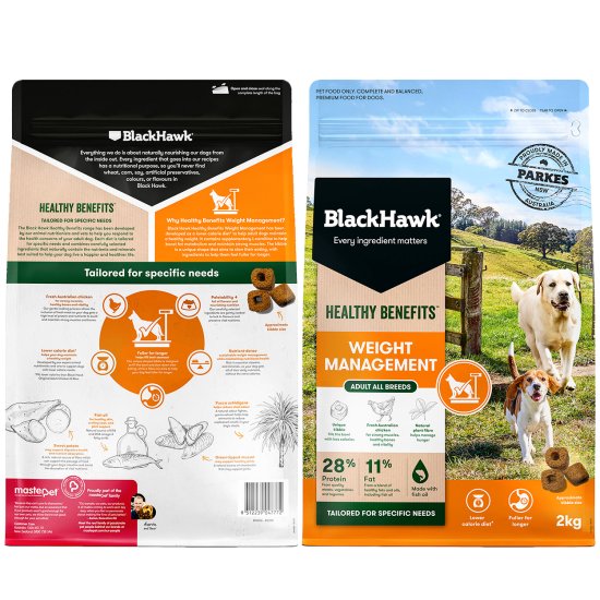 (image for) Black Hawk Dog Food HB Weight Control 2kg - Click Image to Close