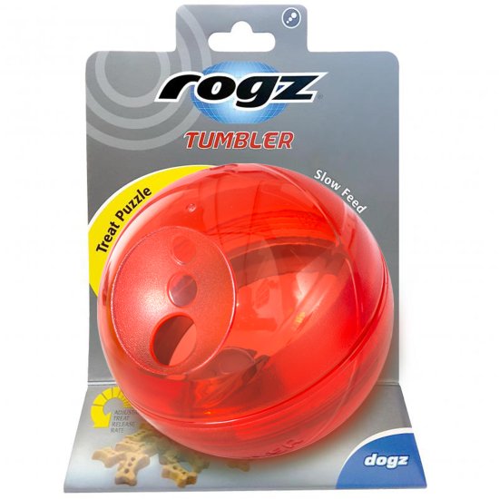 (image for) Rogz Treat Tumbler Dispenser Red - Click Image to Close