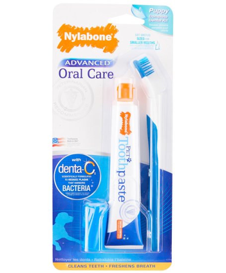 (image for) Nylabone Advance Oral Care Puppy Dental Kit - Click Image to Close