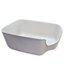 (image for) Cattitude Litter Tray Retreat White