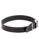 (image for) Beaupets Collar Leather Deluxe Sewn 40Cm Black