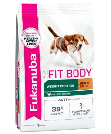 (image for) Eukanuba Dog Adult Medium Breed Weight Control 15Kg