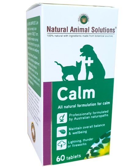 (image for) Natural Animal Solutions Calm 60 Tablets - Click Image to Close