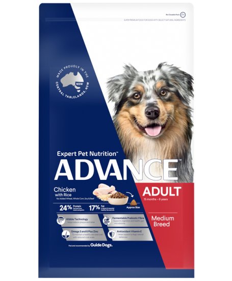 (image for) Advance Dog Adult Medium Chicken 15kg - Click Image to Close