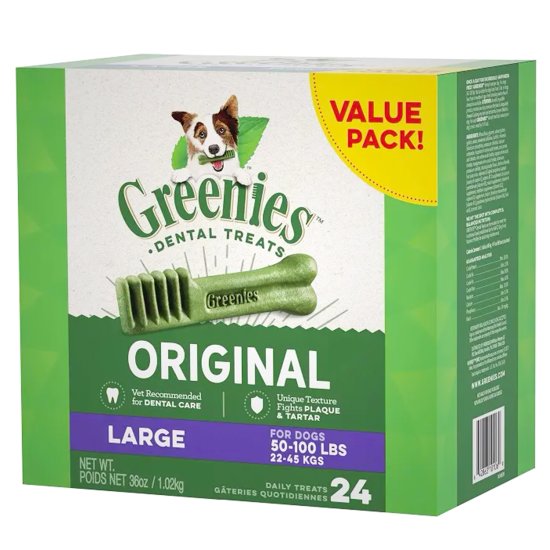 (image for) Greenies Dog Large Original 1kg - Click Image to Close