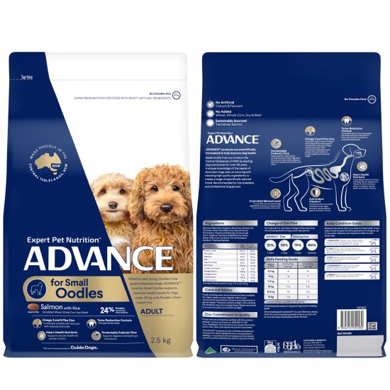 (image for) Advance Dog Adult Small Oodles 2.5kg - Click Image to Close