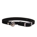 (image for) Beaupets Cat Suede Collar 30cm with Bell Black