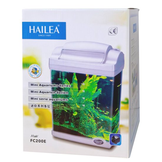 (image for) Hailea Mini Aquarium 6.6L Black - Click Image to Close