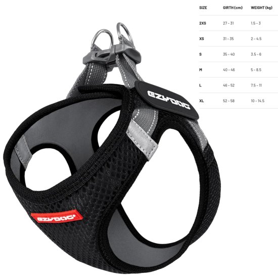 (image for) ED Formfit Mesh Harness S Black - Click Image to Close