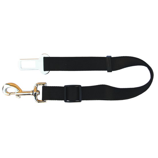 (image for) Beaupets Car Harness Strap Adjustable 15mm x 800mm Black - Click Image to Close