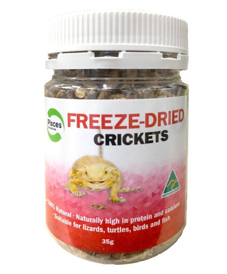 (image for) Pisces Freeze Dried Crickets 35g - Click Image to Close