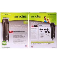 (image for) Andis HeavyDuty Clipper Pro Animal EBCII MBG5 Black 2 Speed