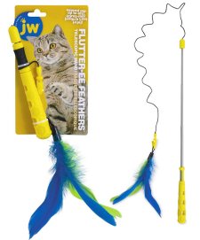 (image for) Jw Cat Telescopic Flutteree Feather Wand