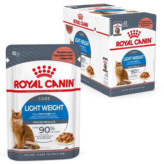 (image for) Royal Canin Cat Wet Pouches 12X85G Gravy Light Ultra - Click Image to Close