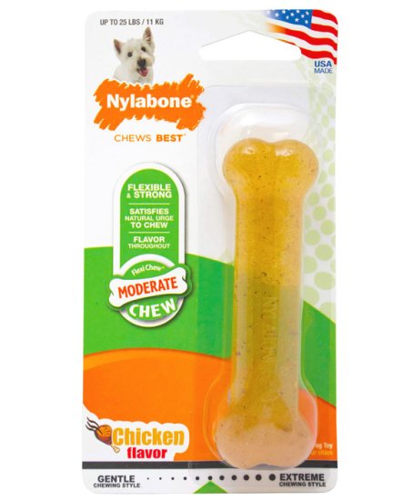 (image for) Nylabone Moderatechew Flexi Bone Small Upto 11kg - Click Image to Close