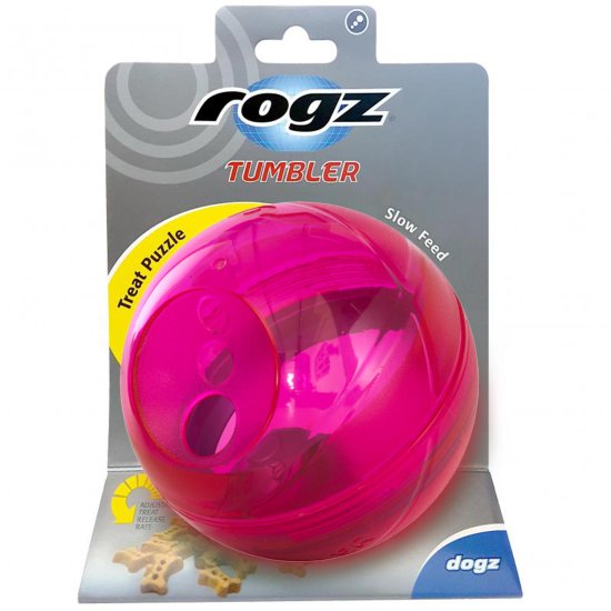 (image for) Rogz Treat Tumbler Dispenser Pink - Click Image to Close