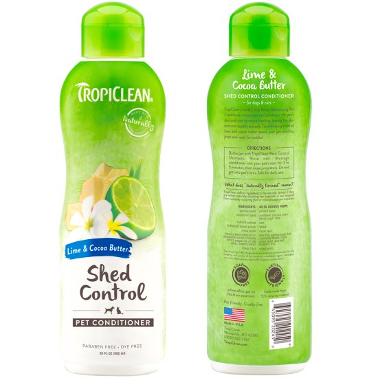 (image for) Tropiclean Conditioner 355ml Lime Cocoa Butter - Click Image to Close