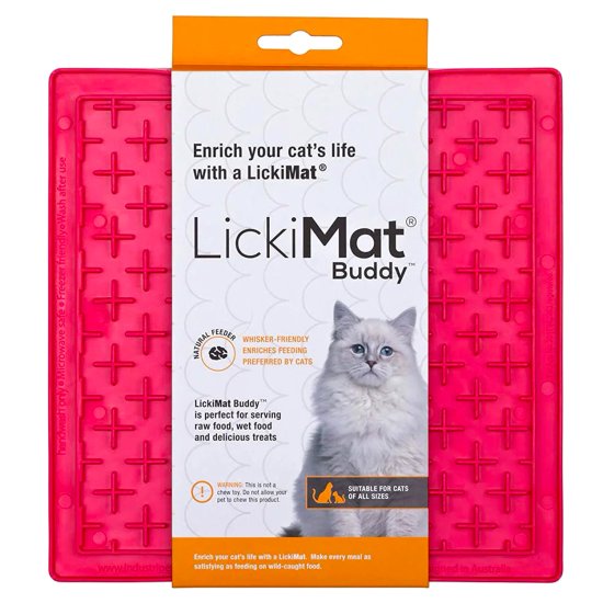 (image for) LickiMat Cat Buddy Pink - Click Image to Close