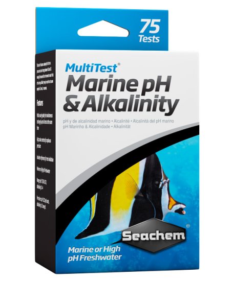 (image for) Seachem MultiTest pH and Alkalinity 75 tests - Click Image to Close