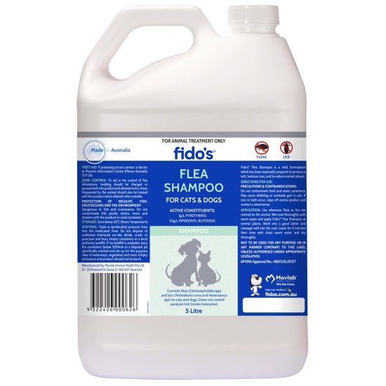 (image for) Fidos Flea Shampoo 5L - Click Image to Close