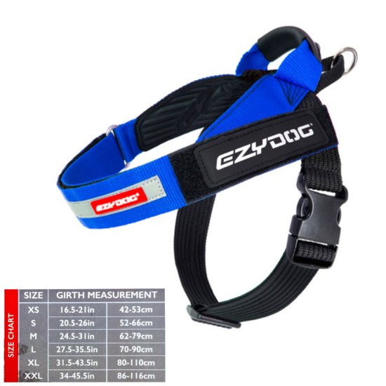 (image for) Ezydog Harness Express XS Blue - Click Image to Close