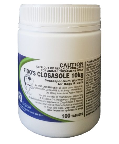(image for) Fidos Closasole 10Kg Tablets 100S - Click Image to Close